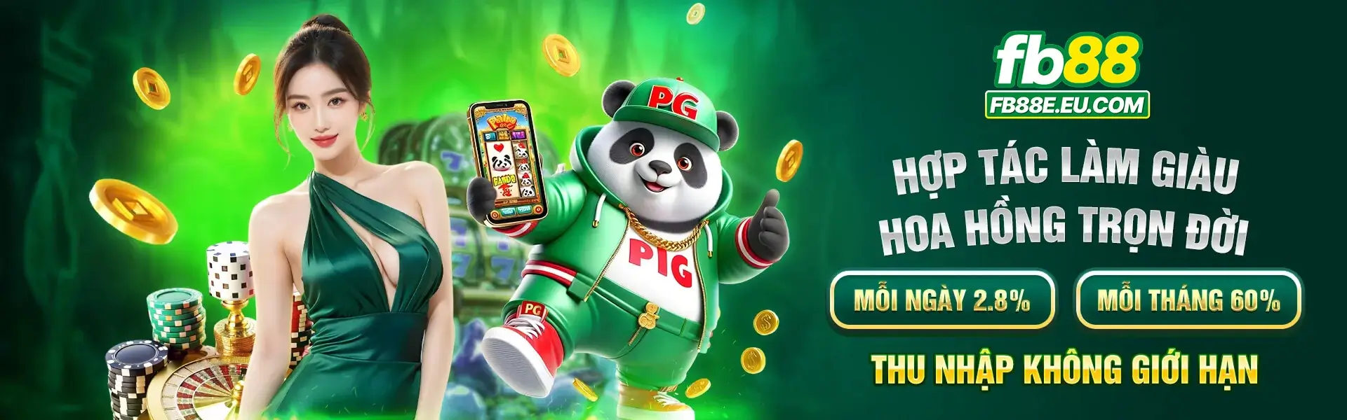 FB88 hợp tác làm giàu - Hoa hồng trọn đời